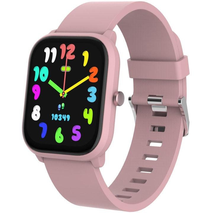 Denver SmartWatch Kids SWK-120RO Rosa / Beige ryhmässä URHEILU, VAPAA-AIKA JA HARRASTUS / Urheilu- ja sykekellot / Älykellot @ TP E-commerce Nordic AB (D20981)