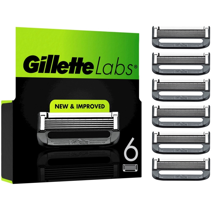 Gillette Rakblad Labs 6st ryhmässä KAUNEUS JA TERVEYS / Hiukset &Stailaus / Sheivaus ja trimmaus / Partahöylät & Tarvikkeet @ TP E-commerce Nordic AB (D20985)