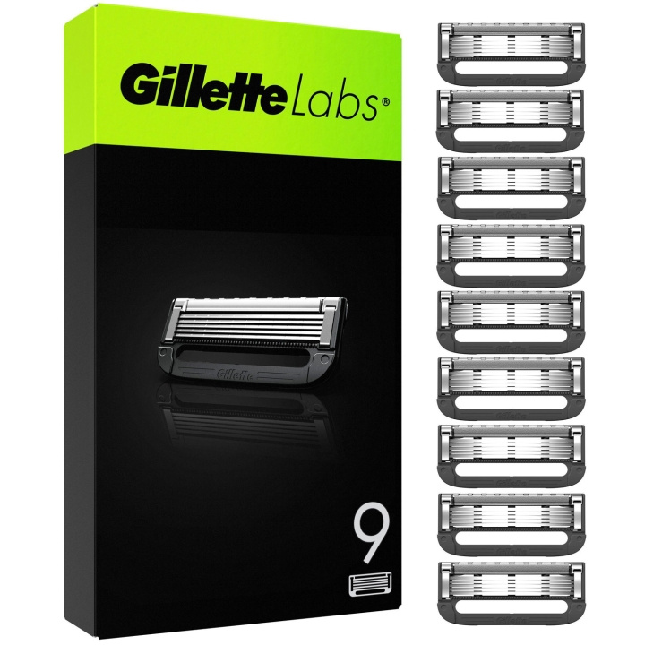 Gillette Rakblad Labs 9st ryhmässä KAUNEUS JA TERVEYS / Hiukset &Stailaus / Sheivaus ja trimmaus / Partahöylät & Tarvikkeet @ TP E-commerce Nordic AB (D20986)