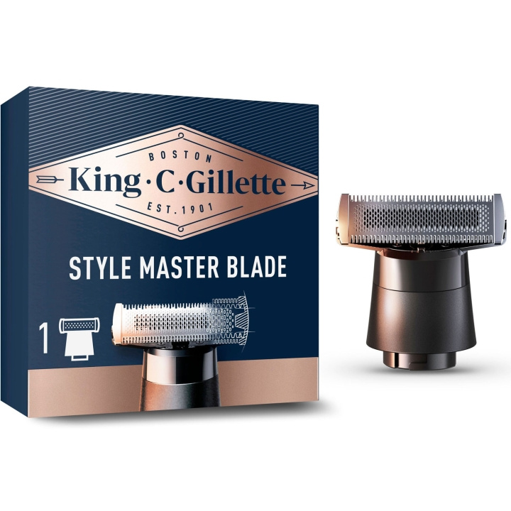 King C. Gillette Rakblad Styler Master XT10 Black ryhmässä KAUNEUS JA TERVEYS / Hiukset &Stailaus / Sheivaus ja trimmaus / Partahöylät & Tarvikkeet @ TP E-commerce Nordic AB (D20992)