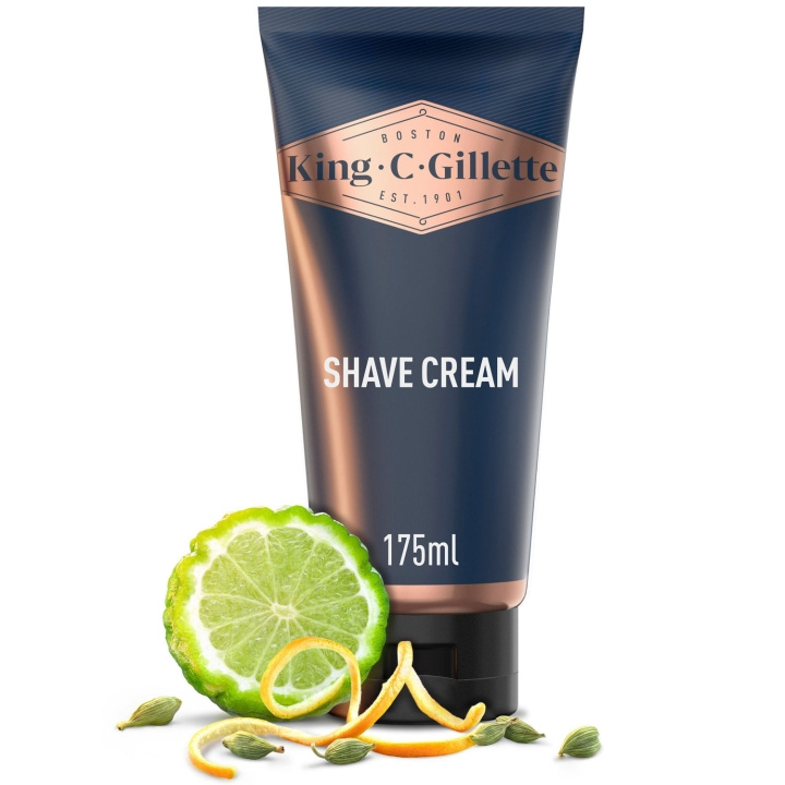 King C. Gillette Shaving Cream 175ml ryhmässä KAUNEUS JA TERVEYS / Hiukset &Stailaus / Sheivaus ja trimmaus / Partahöylät & Tarvikkeet @ TP E-commerce Nordic AB (D20995)