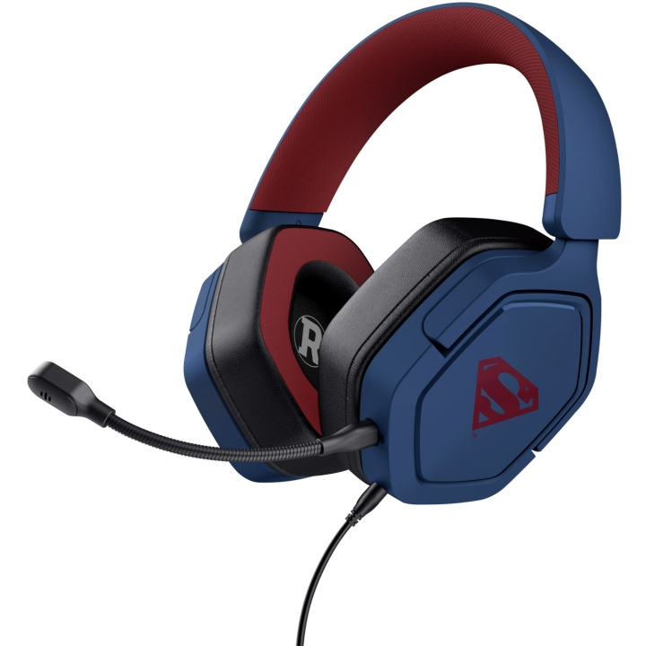 Trust GXT 492SM Carus Gamingheadset Superman ryhmässä TIETOKOONET & TARVIKKEET / GAMING / Kuulokkeet @ TP E-commerce Nordic AB (D21037)