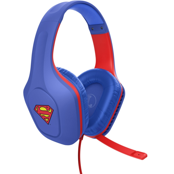 Trust GXT 416SM Zirox Gamingheadset Superman ryhmässä TIETOKOONET & TARVIKKEET / GAMING / Kuulokkeet @ TP E-commerce Nordic AB (D21038)