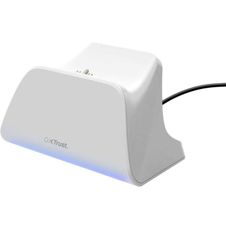 Trust GXT 255W Snabbladdningsställ för PS5-handkontroll Vit ryhmässä KODINELEKTRONIIKKA / Pelikonsolit & Tarvikkeet / Sony PlayStation 5 @ TP E-commerce Nordic AB (D21062)