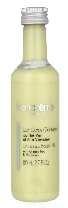 Blancreme Unctuous Body Milk 80 ml Green Tea & Verbena ryhmässä KAUNEUS JA TERVEYS / Ihonhoito / Kehon hoito / Vartalovoide @ TP E-commerce Nordic AB (D21108)