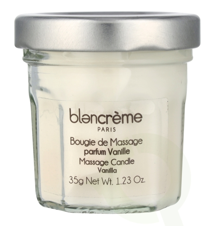 Blancreme Scented Massage Candle 35 g Vanilla ryhmässä KAUNEUS JA TERVEYS / Tuoksut & Parfyymit / Muut tuoksut / Tuoksukynttilät @ TP E-commerce Nordic AB (D21109)