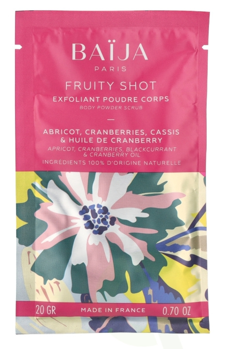 Baija Paris Baija Body Powder Scrub Fruit Shot 20 g ryhmässä KAUNEUS JA TERVEYS / Ihonhoito / Kasvot / Kuorinta @ TP E-commerce Nordic AB (D21120)