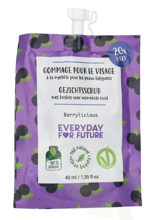 Everyday For Future Face Scrub 40 ml 20 Uses - Berrylicious ryhmässä KAUNEUS JA TERVEYS / Ihonhoito / Kehon hoito / Vartalovoide @ TP E-commerce Nordic AB (D21154)