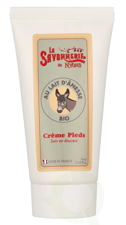 La Savonnerie De Nyons BIO Foot Cream 75 ml Donkeymilk ryhmässä KAUNEUS JA TERVEYS / Manikyyri/Pedikyyri / Jalkahoito @ TP E-commerce Nordic AB (D21170)