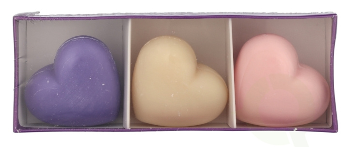 La Savonnerie De Nyons Extra Gentle Soap Set 150 g 3x50gr - Heart ryhmässä KAUNEUS JA TERVEYS / Ihonhoito / Kehon hoito / Käsisaippua @ TP E-commerce Nordic AB (D21181)