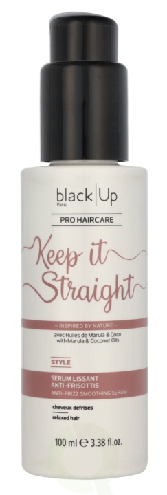 Black Up Keep It Straight Anti Frizz Smoothing Serum 100 ml ryhmässä KAUNEUS JA TERVEYS / Hiukset &Stailaus / Hiustenhoito / Hiusseerumit @ TP E-commerce Nordic AB (D21192)