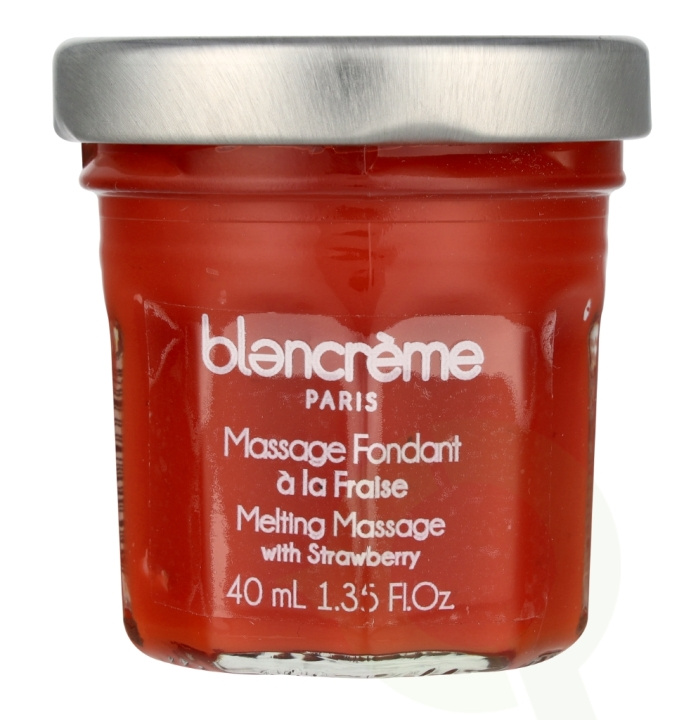 Blancreme Melting Massage 40 ml With Strawberry ryhmässä KAUNEUS JA TERVEYS / Ihonhoito / Kehon hoito / Vartalovoide @ TP E-commerce Nordic AB (D21196)