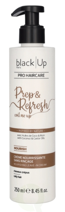 Black Up Prep & Refresh Coil Me Up Nourishing Leave-In Cream 250 ml ryhmässä KAUNEUS JA TERVEYS / Hiukset &Stailaus / Hiustenhoito / Hoitoainesuihke/Leave-in @ TP E-commerce Nordic AB (D21206)