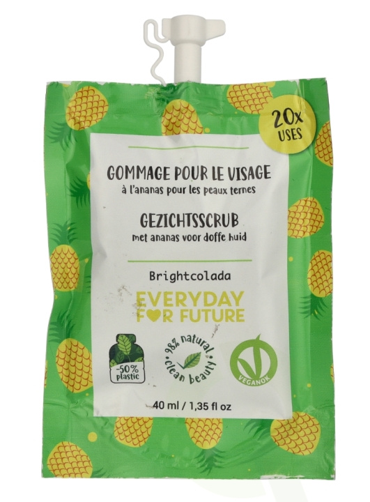 Everyday For Future Face Scrub 40 ml 20 Uses - Brightcolado ryhmässä KAUNEUS JA TERVEYS / Ihonhoito / Kehon hoito / Vartalovoide @ TP E-commerce Nordic AB (D21216)