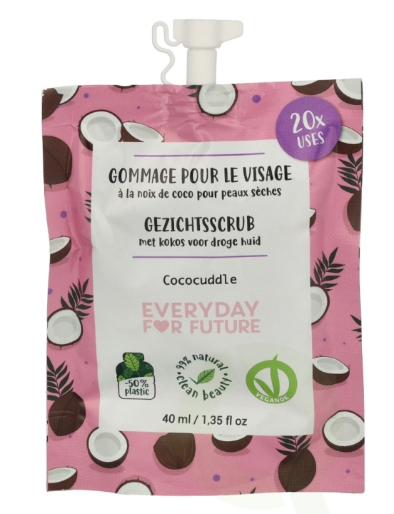 Everyday For Future Face Scrub 40 ml 20 Uses - Cococuddle ryhmässä KAUNEUS JA TERVEYS / Ihonhoito / Kasvot / Päivävoide @ TP E-commerce Nordic AB (D21217)