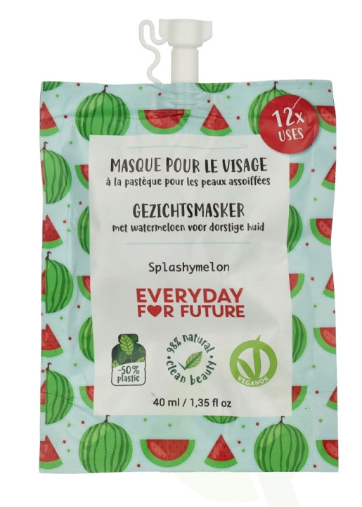 Everyday For Future Face Mask 40 ml 12 Uses - Splashymelon ryhmässä KAUNEUS JA TERVEYS / Ihonhoito / Kasvot / Päivävoide @ TP E-commerce Nordic AB (D21219)