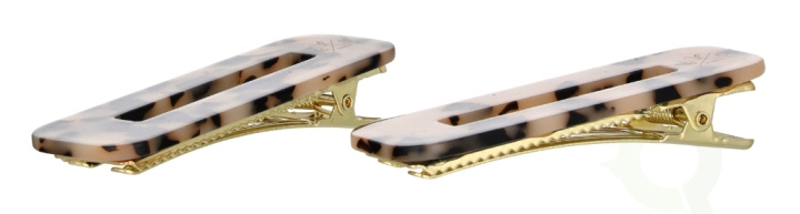 Bachca Paris Hair Slides Ecaille 2 piece 2 Pcs ryhmässä KAUNEUS JA TERVEYS / Hiukset &Stailaus / Hiustarvikkeet @ TP E-commerce Nordic AB (D21221)