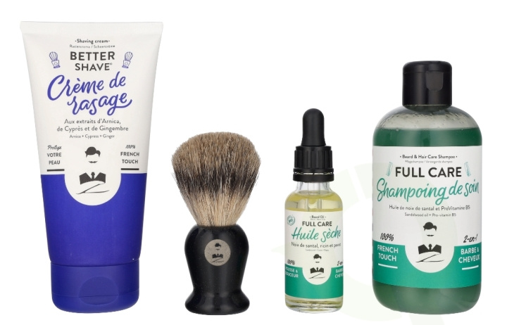 Monsieur Barbier Santa Barbier Shaving & Beard Set 455 ml Better Shave 175ml/Oil 30ml/Shampoo 250ml/Shaving Brush ryhmässä KAUNEUS JA TERVEYS / Hiukset &Stailaus / Parran hoito / Partahoitoaine @ TP E-commerce Nordic AB (D21222)