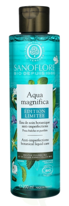 Sanoflore Aqua Magnifica Liquid Care - Limited Edition 200 ml 10 Years/For All Skin Types ryhmässä KAUNEUS JA TERVEYS / Ihonhoito / Kasvot / Kasvovesi ja Facemist @ TP E-commerce Nordic AB (D21251)