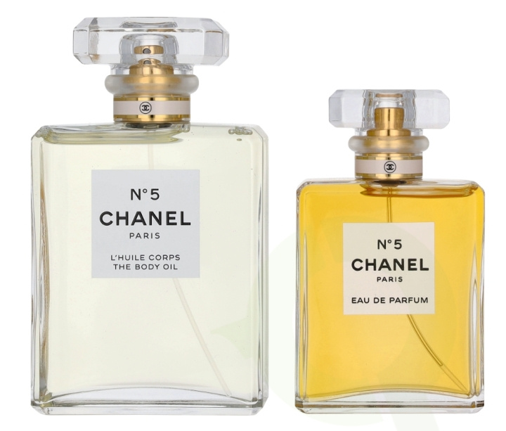 Chanel No 5 Giftset 150 ml Edp Spray 50ml/Body Oil 100ml ryhmässä KAUNEUS JA TERVEYS / Lahjapakkaukset / Naisten lahjapakkaukset @ TP E-commerce Nordic AB (D21264)