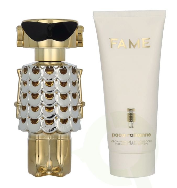 Paco Rabanne Fame Giftset 180 ml Edp Spray 80ml/Body Lotion 100ml ryhmässä KAUNEUS JA TERVEYS / Tuoksut & Parfyymit / Parfyymit / Naisten Tuoksut @ TP E-commerce Nordic AB (D21271)