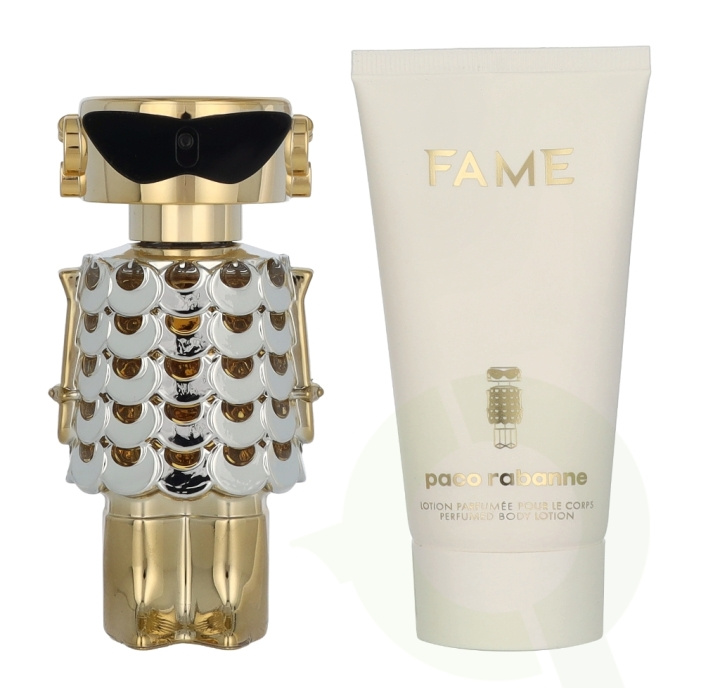 Paco Rabanne Fame Giftset 125 ml Edp Spray 50 ml/Body Lotion 75 ml ryhmässä KAUNEUS JA TERVEYS / Tuoksut & Parfyymit / Parfyymit / Naisten Tuoksut @ TP E-commerce Nordic AB (D21280)