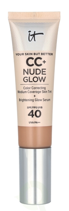 IT Cosmetics CC+ Nude Glow SPF40 32 ml Fair Light ryhmässä KAUNEUS JA TERVEYS / Ihonhoito / Rusketus / Aurinkosuoja @ TP E-commerce Nordic AB (D21295)