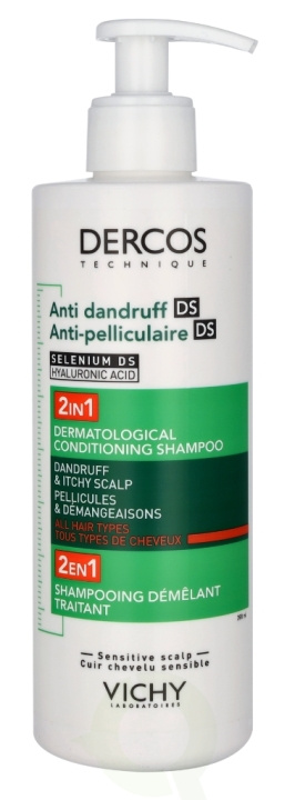 Vichy Dercos Anti-Dandruff 2 In 1 Shampoo 390 ml ryhmässä KAUNEUS JA TERVEYS / Hiukset &Stailaus / Hiustenhoito / Shampoo @ TP E-commerce Nordic AB (D21309)