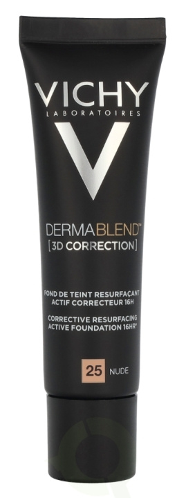 Vichy Dermablend 3D Correction SPF25 30 ml #25 Nude ryhmässä KAUNEUS JA TERVEYS / Ihonhoito / Rusketus / Aurinkosuoja @ TP E-commerce Nordic AB (D21312)
