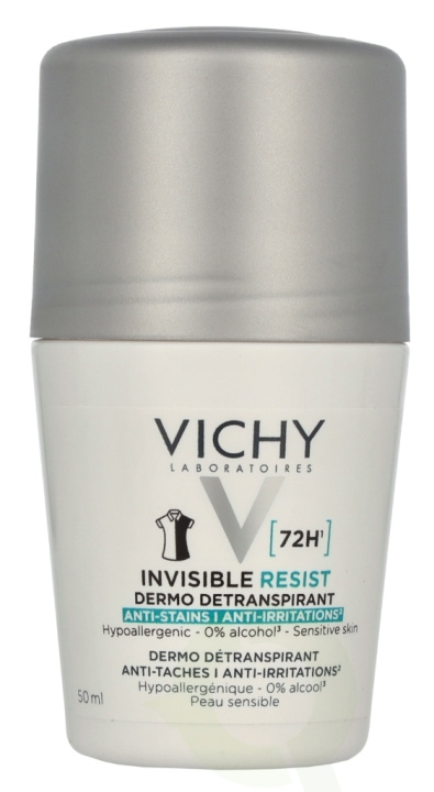 Vichy Invisible Resist 72H Deo Roll-On 50 ml ryhmässä KAUNEUS JA TERVEYS / Tuoksut & Parfyymit / Deodorantit / Naisten deodorantit @ TP E-commerce Nordic AB (D21317)