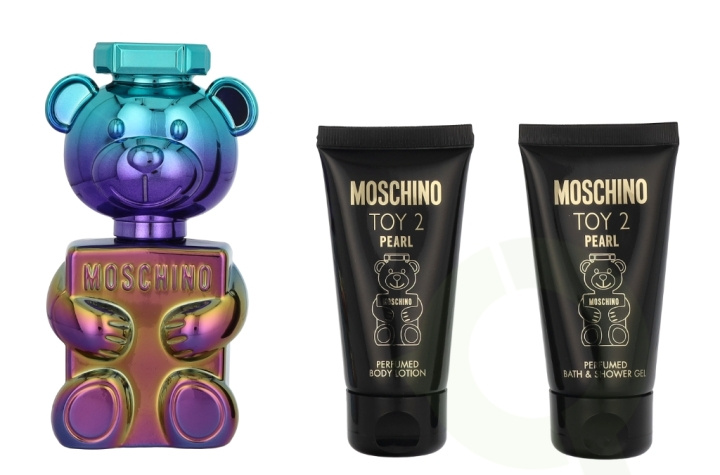 Moschino Toy 2 Pearl Giftset 150 ml Edp Spray 50ml/Bath & Shower Gel 50ml/Body Lotion 50ml ryhmässä KAUNEUS JA TERVEYS / Lahjapakkaukset / Naisten lahjapakkaukset @ TP E-commerce Nordic AB (D21322)