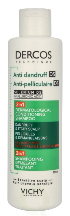 Vichy Dercos Anti-Dandruff 2 In 1 Shampoo 200 ml ryhmässä KAUNEUS JA TERVEYS / Hiukset &Stailaus / Hiustenhoito / Shampoo @ TP E-commerce Nordic AB (D21325)