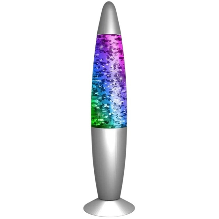 Party Fun Lights Glitter-valaisin - Monivärinen - 34 cm (605401) ryhmässä KOTI, TALOUS JA PUUTARHA / Älykodit / Älykäs valaistus @ TP E-commerce Nordic AB (D21430)
