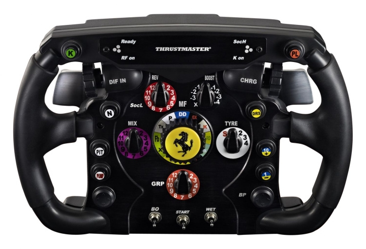 ThrustMaster Ferrari F1 -pyörän lisäosa ryhmässä TIETOKOONET & TARVIKKEET / GAMING / Tarvikkeet pelaamiseen @ TP E-commerce Nordic AB (D21466)