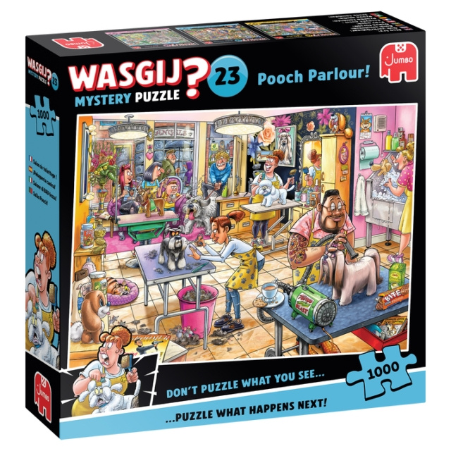 Wasgij Mysteeri - #23 - Pooch Salonki! (1000 kpl) ryhmässä URHEILU, VAPAA-AIKA JA HARRASTUS / Harrastus / Palapeli @ TP E-commerce Nordic AB (D21508)