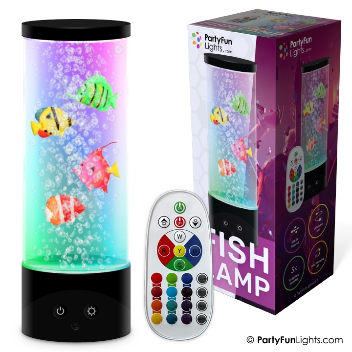 Party Fun Lights Kalastusvalaisin kaukosäätimellä - K: 28cm (605404) ryhmässä URHEILU, VAPAA-AIKA JA HARRASTUS / Hauskat tavarat / Hauskat tavarat @ TP E-commerce Nordic AB (D21509)