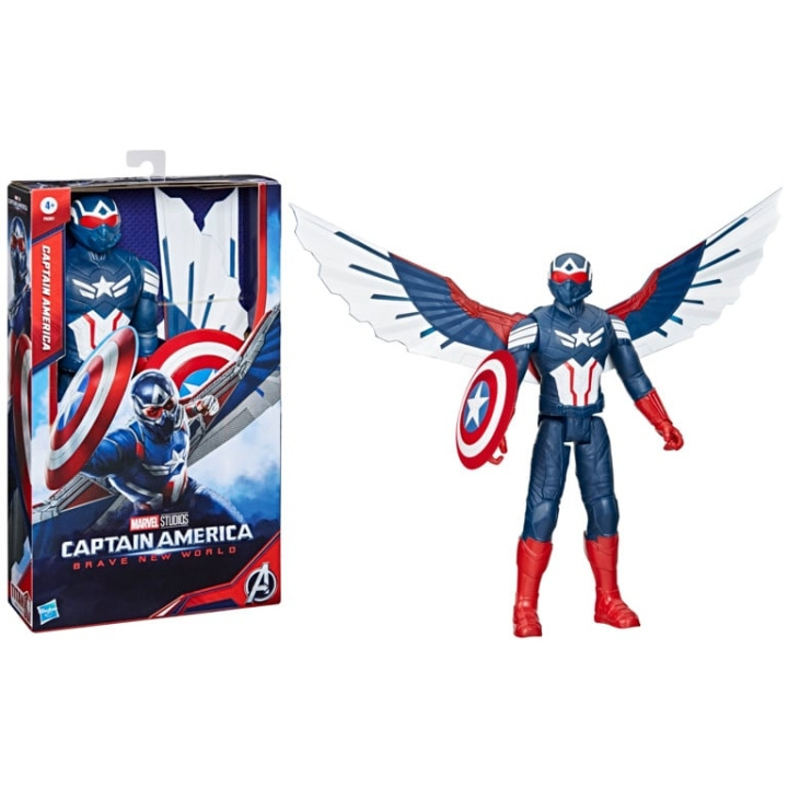 Marvel Rohkea uusi maailma Kapteeni Amerikka Toimintafiguuri (F9301) ryhmässä LELUT, TUOTTEET LAPSILLE JA VAUVOILLE / Leikkikalut, Askartelu &Pelit / Figuurit, miniatyyrit ja tarvikkeet @ TP E-commerce Nordic AB (D21511)