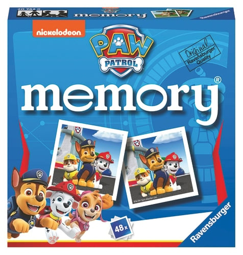 Ravensburger Paw Patrol Mini muisti - 48 korttia (10620742) ryhmässä LELUT, TUOTTEET LAPSILLE JA VAUVOILLE / Peli / Lautapelit @ TP E-commerce Nordic AB (D21556)