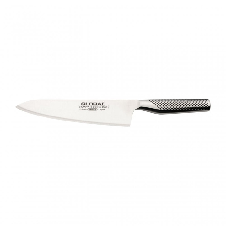 GLOBAL Taottu kokkiveitsi (GF-98) ryhmässä KOTI, TALOUS JA PUUTARHA / Keittiövälineet / Keittiöveitset ja veitsenteroittimet @ TP E-commerce Nordic AB (D21567)