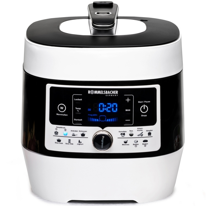 Rommelsbacher Multikokare/tryckkokare MD 1000 14 Program 1000W ryhmässä KOTI, TALOUS JA PUUTARHA / Kodinkoneet / Yleiskoneet ja monitoimikoneet / Yleiskoneet @ TP E-commerce Nordic AB (D21595)