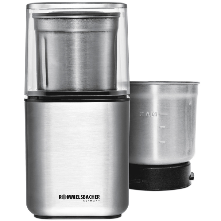 Rommelsbacher Krydd&Kaffekvarn EGK 200 inkl 2st behållare ryhmässä KOTI, TALOUS JA PUUTARHA / Kodinkoneet / Kahvikoneet ja tarvikkeet / Kahvimyllyt @ TP E-commerce Nordic AB (D21614)