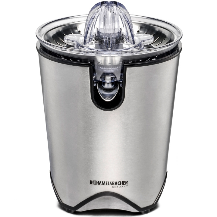 Rommelsbacher Citruspress ZP 60/E Rostfritt stål Powerful Low Noise ryhmässä KOTI, TALOUS JA PUUTARHA / Kodinkoneet / Vesi ja mehu / Mehupuristin @ TP E-commerce Nordic AB (D21623)