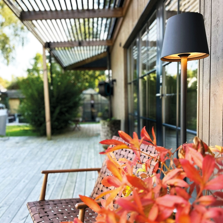 LightsOn Sofy Golvlampa Dimbar 8W 870lm Grå ryhmässä KOTI, TALOUS JA PUUTARHA / Sähkö & Valaistus / Ulkovalaistus @ TP E-commerce Nordic AB (D21646)