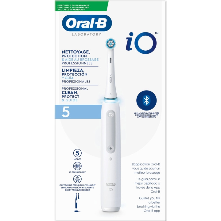 Oral B Eltandborste iO Laboratory 5 ryhmässä KAUNEUS JA TERVEYS / Suunhoito / Sähköhammasharjat @ TP E-commerce Nordic AB (D21657)