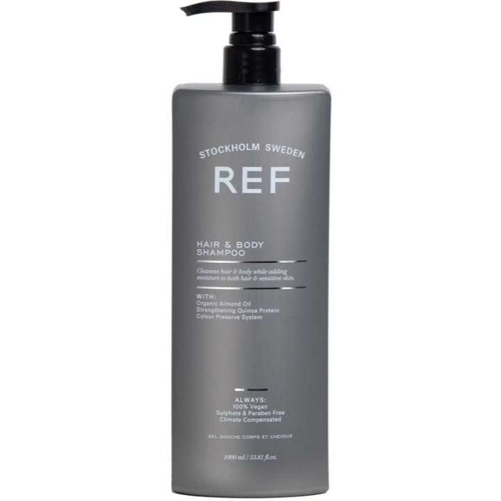 Ref Hair & Body Shampoo 1000ml ryhmässä KAUNEUS JA TERVEYS / Hiukset &Stailaus / Hiustenhoito / Shampoo @ TP E-commerce Nordic AB (D21678)