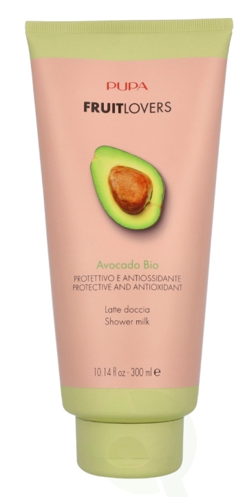 Pupa Milano Pupa Fruit Lovers Shower Milk 300 ml Avocado Bio ryhmässä KAUNEUS JA TERVEYS / Ihonhoito / Kasvot / Päivävoide @ TP E-commerce Nordic AB (D21698)