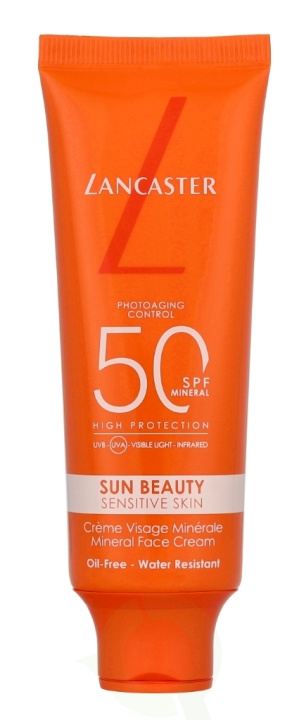 Lancaster Sun Beauty Face Cream SPF50 50 ml ryhmässä KAUNEUS JA TERVEYS / Ihonhoito / Rusketus / Aurinkosuoja @ TP E-commerce Nordic AB (D21734)