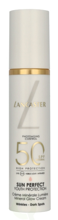 Lancaster Sun Perfect Mineral Glow Cream SPF50 50 ml ryhmässä KAUNEUS JA TERVEYS / Ihonhoito / Rusketus / Aurinkosuoja @ TP E-commerce Nordic AB (D21735)