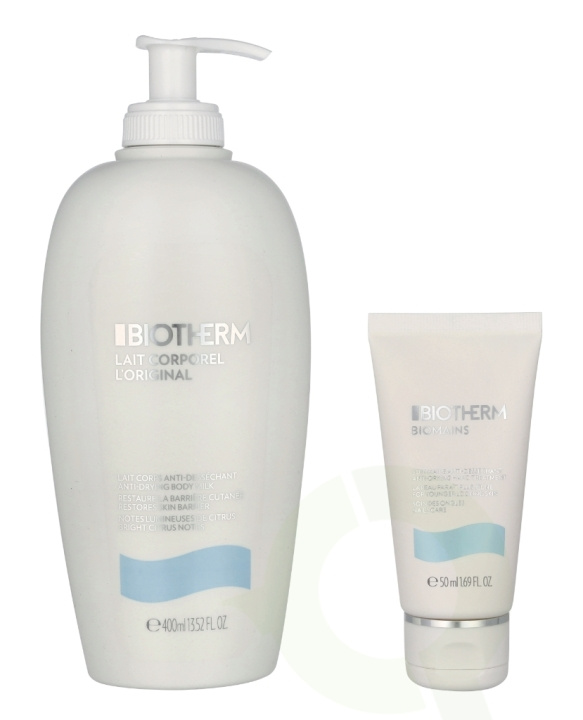 Biotherm Lait Corporel Duo Set 450 ml Body Lotion 400ml/Shower Gel 50ml ryhmässä KAUNEUS JA TERVEYS / Ihonhoito / Kasvot / Päivävoide @ TP E-commerce Nordic AB (D21742)