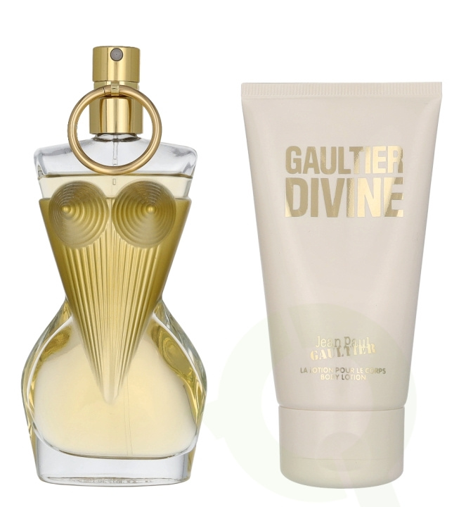 Jean Paul Gaultier Divine Giftset 125 ml Edp Spray 50ml/Body Lotion 75ml ryhmässä KAUNEUS JA TERVEYS / Tuoksut & Parfyymit / Parfyymit / Naisten Tuoksut @ TP E-commerce Nordic AB (D21749)